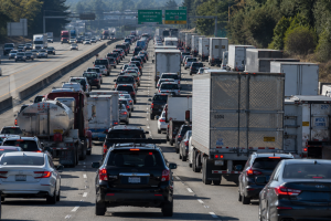 Heavy Freeway Traffic